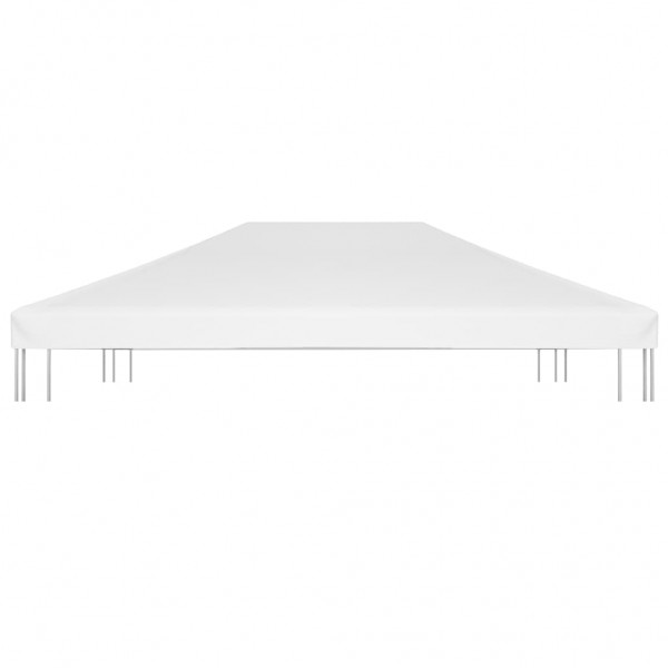 Toldo de cenador 270 g/m² 4x3 m blanco M 5