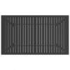 Mesa de jardim 140x80x72 cm aço antracite 4