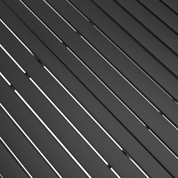 Mesa de jardim 140x80x72 cm aço antracite M 5