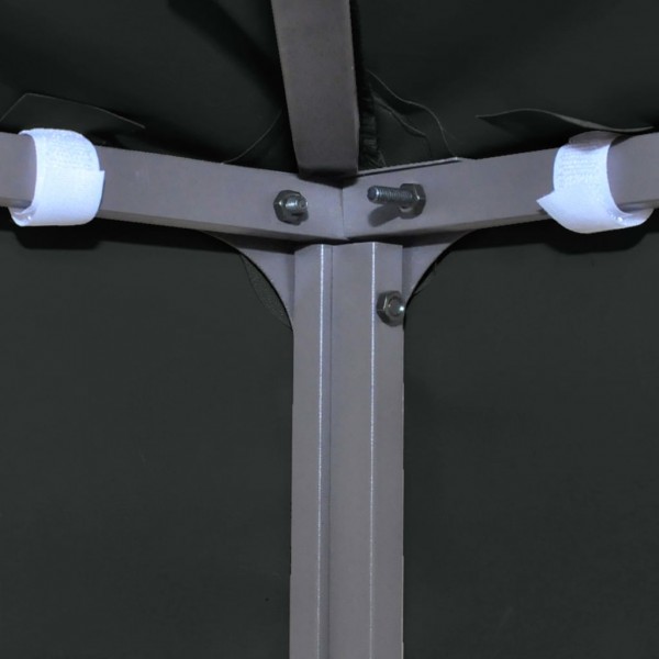 Toldo de cenador 2 niveles 310 g/m² 3x3 m negro M 2