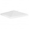 Toldo de cenador 2 niveles 310 g/m² 3x3 m blanco 1