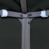 Toldo de cenador 2 niveles 310 g/m² 4x3 m negro 2