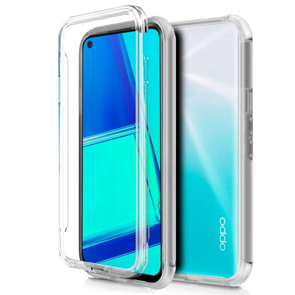 Funda COOL Silicona 3D para Oppo A52 / A72 / A92 (Transparente Frontal + Trasera) D