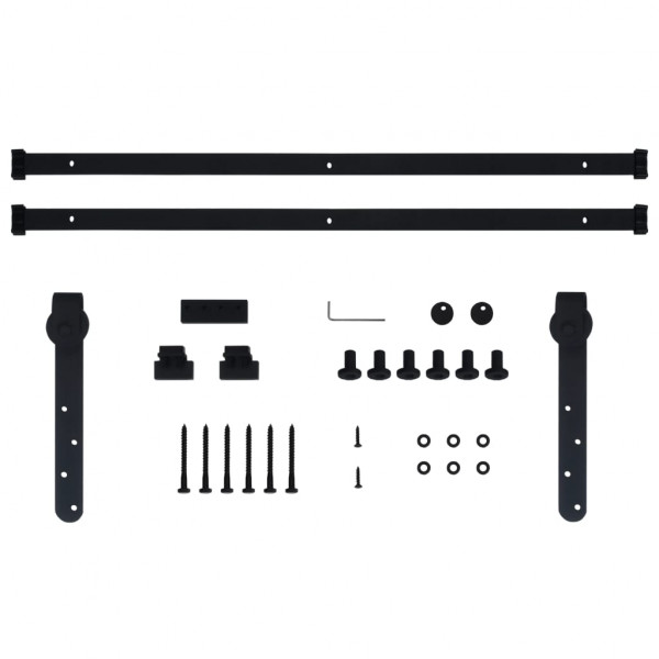 Mini kit para armário deslizante aço carbono 183 cm M 5