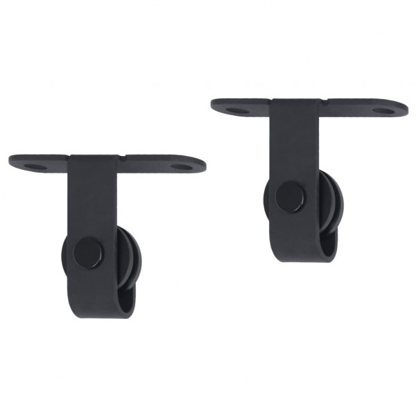 Kit mini puerta corredera de armario acero carbono 183 cm M 4