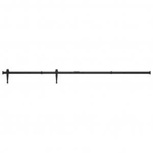 Kit mini puerta corredera de armario acero carbono 183 cm H