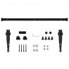 Kit mini puerta corredera de armario acero carbono 152 cm 5