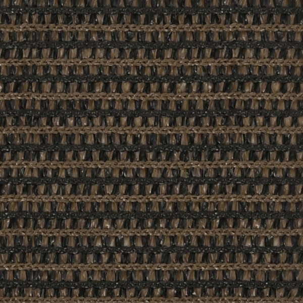 Para-sol estilo vela 160 g/m² 3.6x3.6 m PEAD castanho M 2