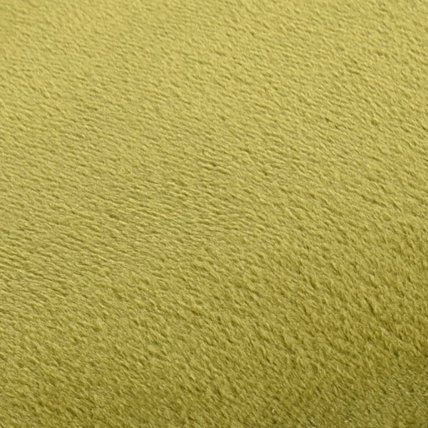 Taburete de terciopelo verde mostaza y dorado M 3