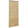 Cortina mosquitera beige y marrón chenilla 90x220 cm 4