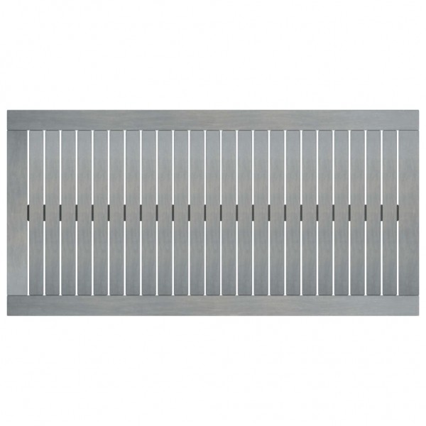 Mesa de centro 100x50x33 cm madeira de acácia maciça cinzento M 4