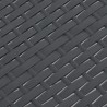 Mesa de jardín PP ratán gris antracita 58x58x41 cm 2