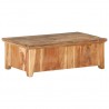 Mesa de centro de madera maciza reciclada 90x50x31 cm 5