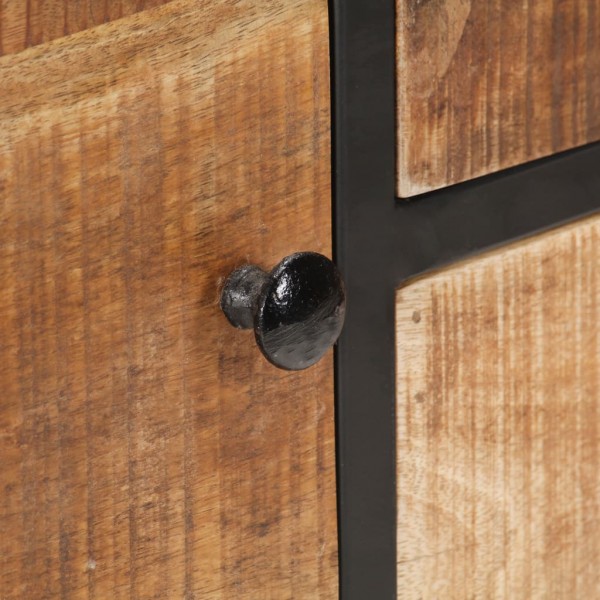 Aparador de madera de mango rugosa 85x30x80 cm M 4