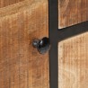 Aparador de madera de mango rugosa 85x30x80 cm 4