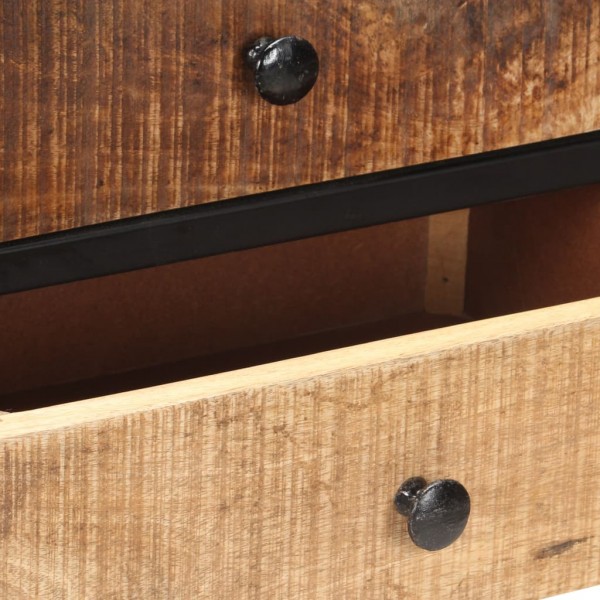 Aparador de madera de mango rugosa 85x30x80 cm M 5