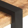 Mueble para TV de madera maciza de mango rugosa 160x40x40 cm 4