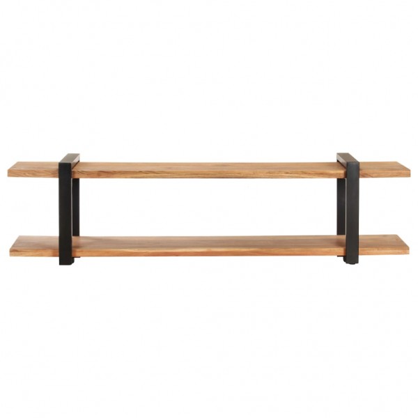 Mueble para TV madera maciza de acacia 160x40x40 cm M 2