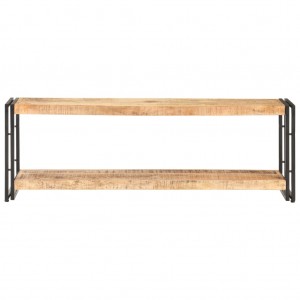 Mueble para TV de madera maciza de mango rugosa 120x30x40 cm H