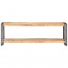 Mueble para TV de madera maciza de mango rugosa 120x30x40 cm 2