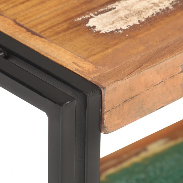 Mueble para la TV de madera maciza reciclada 120x30x40 cm M 4