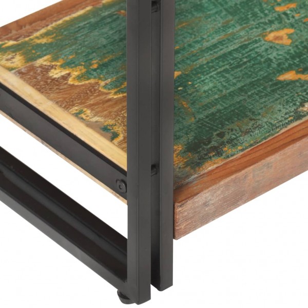 Mueble para la TV de madera maciza reciclada 120x30x40 cm M 5