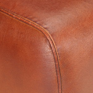 Boque de ginásio 58 cm couro genuíno castanho/mangueira maciça H