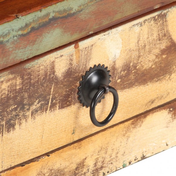 Móvel de TV 117x30x41 cm madeira recuperada maciça M 5