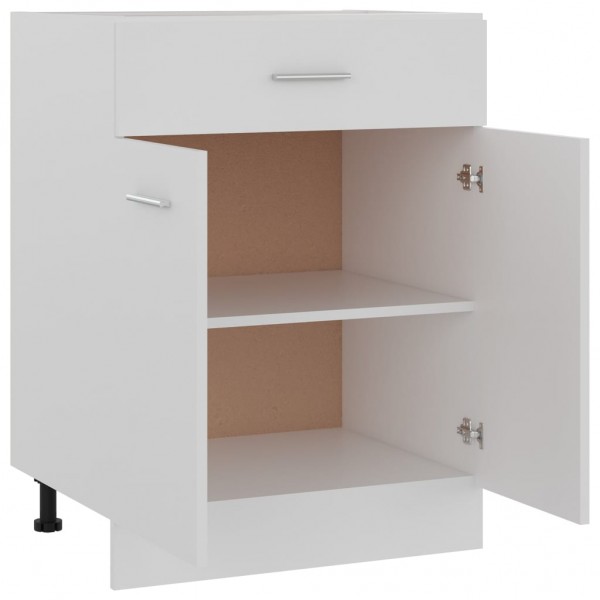 Armario inferior cajón cocina contrachapada blanco 60x46x81.5cm M 5