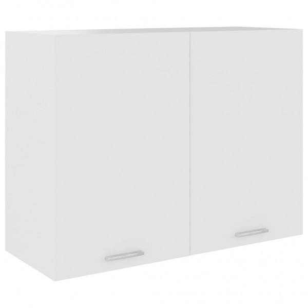Armario colgante de cocina aglomerado blanco 80x31x60 cm M 2
