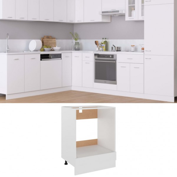 Armário para forno Lyon 60x46x81.5cm derivados madeira branco M 4