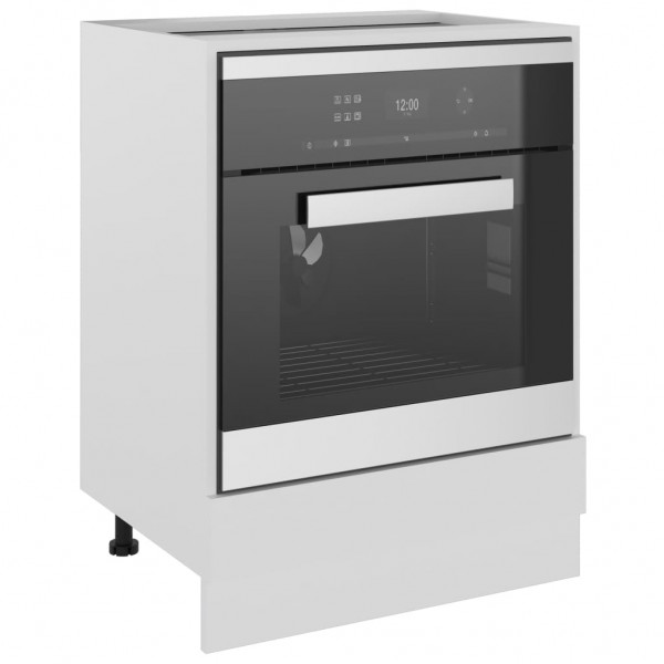 Armário para forno Lyon 60x46x81.5cm derivados madeira branco M 3