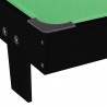 Mini mesa de billar negro y verde 92x52x19 cm 5