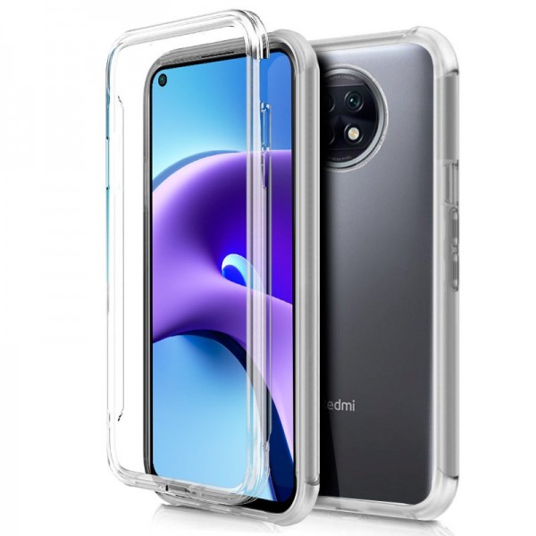 Funda COOL Silicona 3D para Xiaomi Redmi Note 9T (Transparente Frontal + Trasera) D