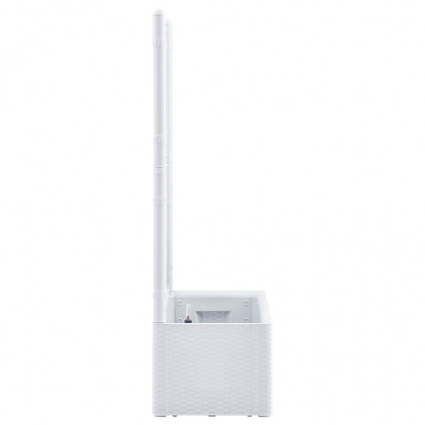Vaso/floreira c/ treliça e sistema de rega automática branco M 5