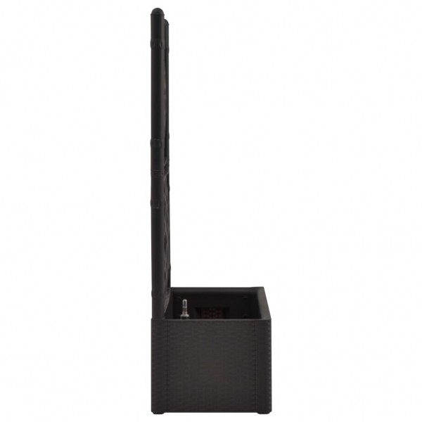 Vaso/floreira c/ treliça e sistema de rega automática antracite M 4