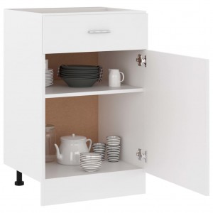 Armario inferior cajón cocina madera contrachapada 50x46x81.5cm H
