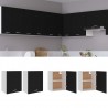 Armarios colgantes 2 uds madera contrachapada negro 50x31x60 cm 1