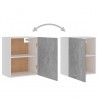 Armarios colgantes 2 uds madera contrachapada gris 50x31x60 cm 5