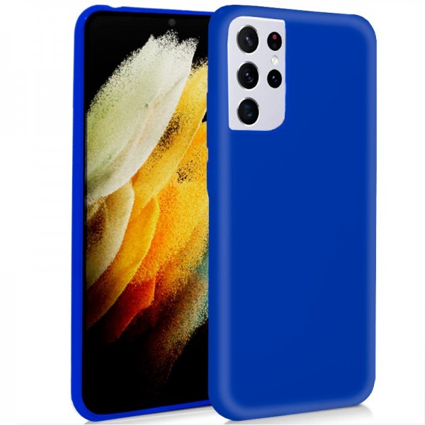 Funda COOL Silicona para Samsung G998 Galaxy S21 Ultra (Azul) D