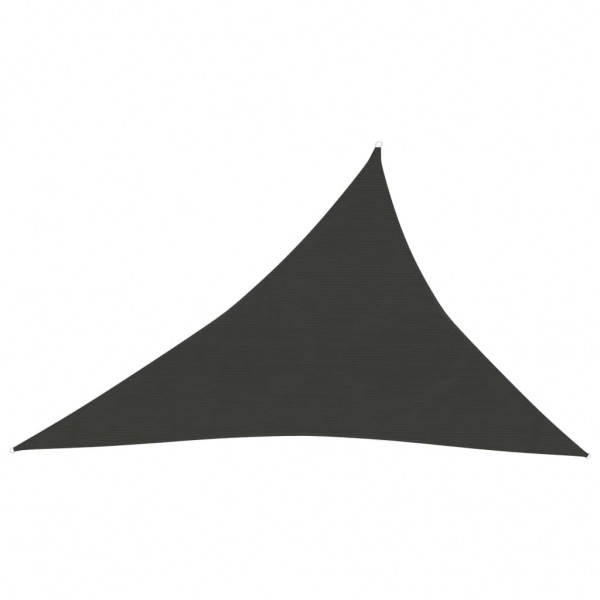 Toldo de vela gris antracita HDPE 160 g/m² 3x4x5 m D