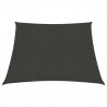 Toldo de vela gris antracita HDPE 160 g/m² 4/5x3 m 1