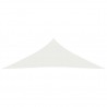 Toldo de vela blanco HDPE 160 g/m² 3x3x4.2 m 3