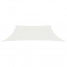 Para-sol estilo vela 160 g/m² 4/5x3 m PEAD branco 3