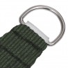 Toldo de vela verde oscuro HDPE 160 g/m² 2x4.5 m 4