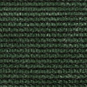 Para-sol estilo vela 160 g/m² 2.5x4 m PEAD verde-escuro H