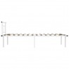 Estrutura de cama metal 90x200 cm branco 4