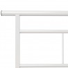 Estrutura de cama metal 90x200 cm branco 5