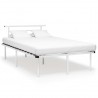 Estrutura de cama 120x200 cm metal branco 1