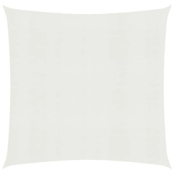 Toldo de vela blanco HDPE 160 g/m² 5x5 m D